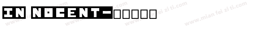 in nocent字体转换